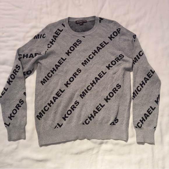 Michael Kors heather grey sweatshirt - Picture 1 of 3